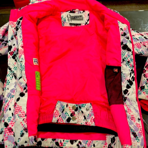 Girls Spyder Jacket size 14 - Picture 7 of 8